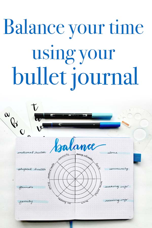 Bullet Journal Balance Wheel
