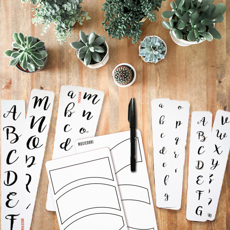 brush lettering kit MoxieDori