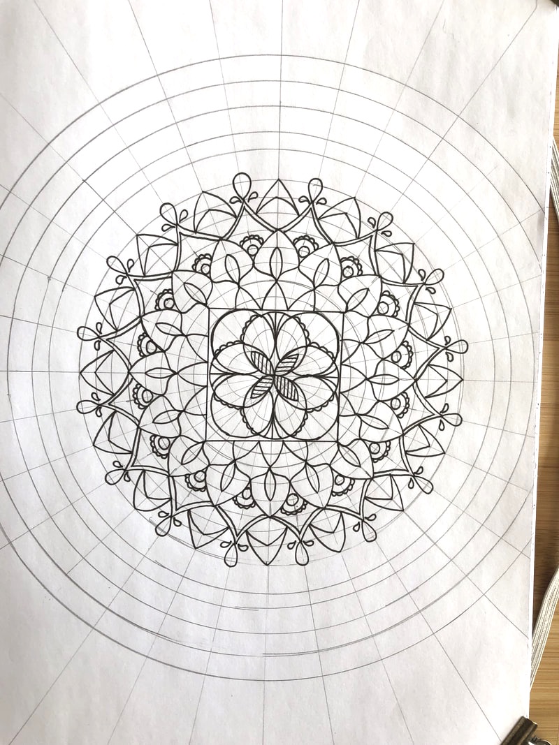 How to Draw a Mandala Step by Step - MoxieDori