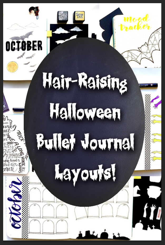 Hair-Raising Halloween Bullet Journal Layouts
