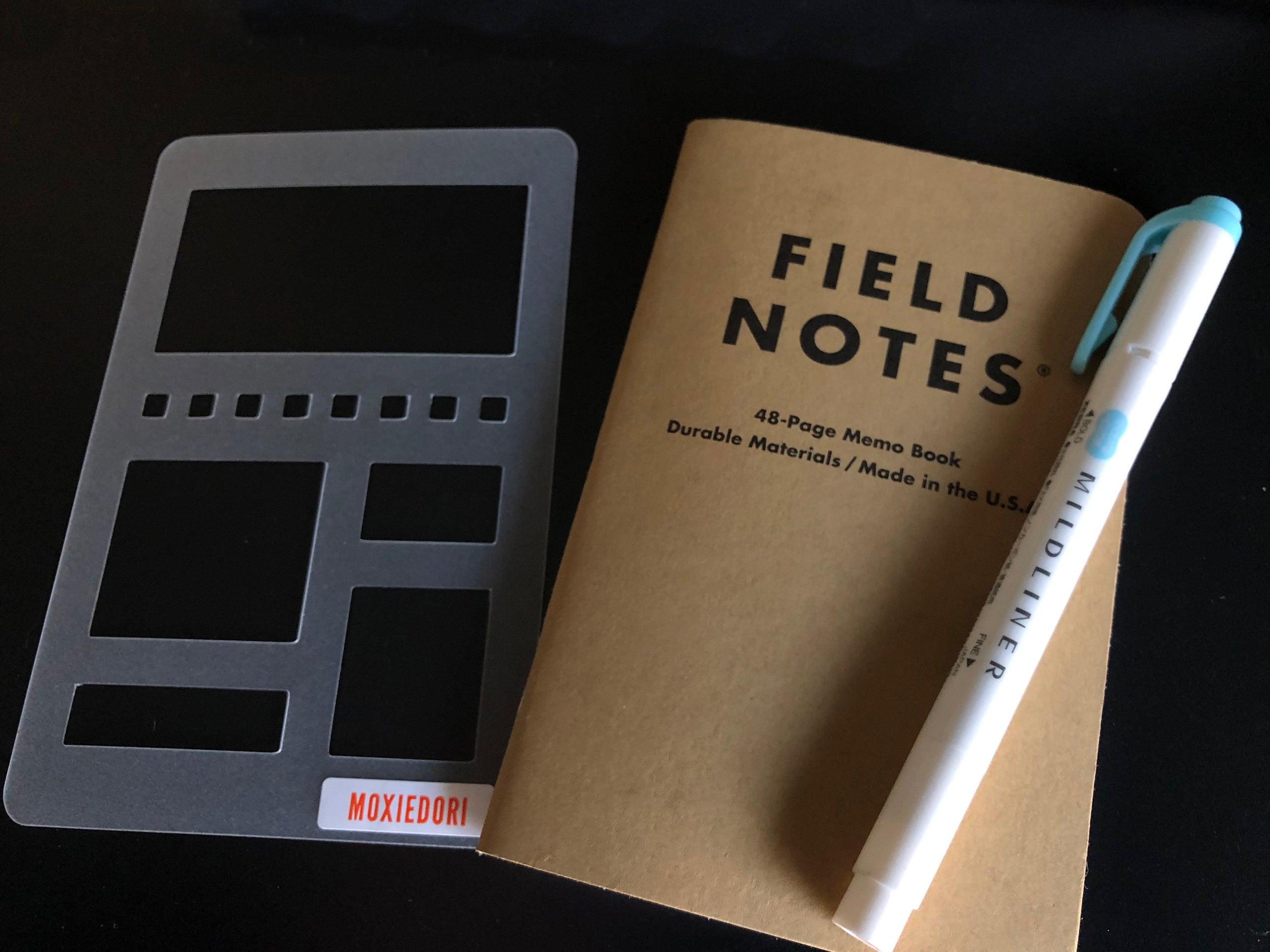 Field Notes Basic Beginner Bullet Journal Stencil