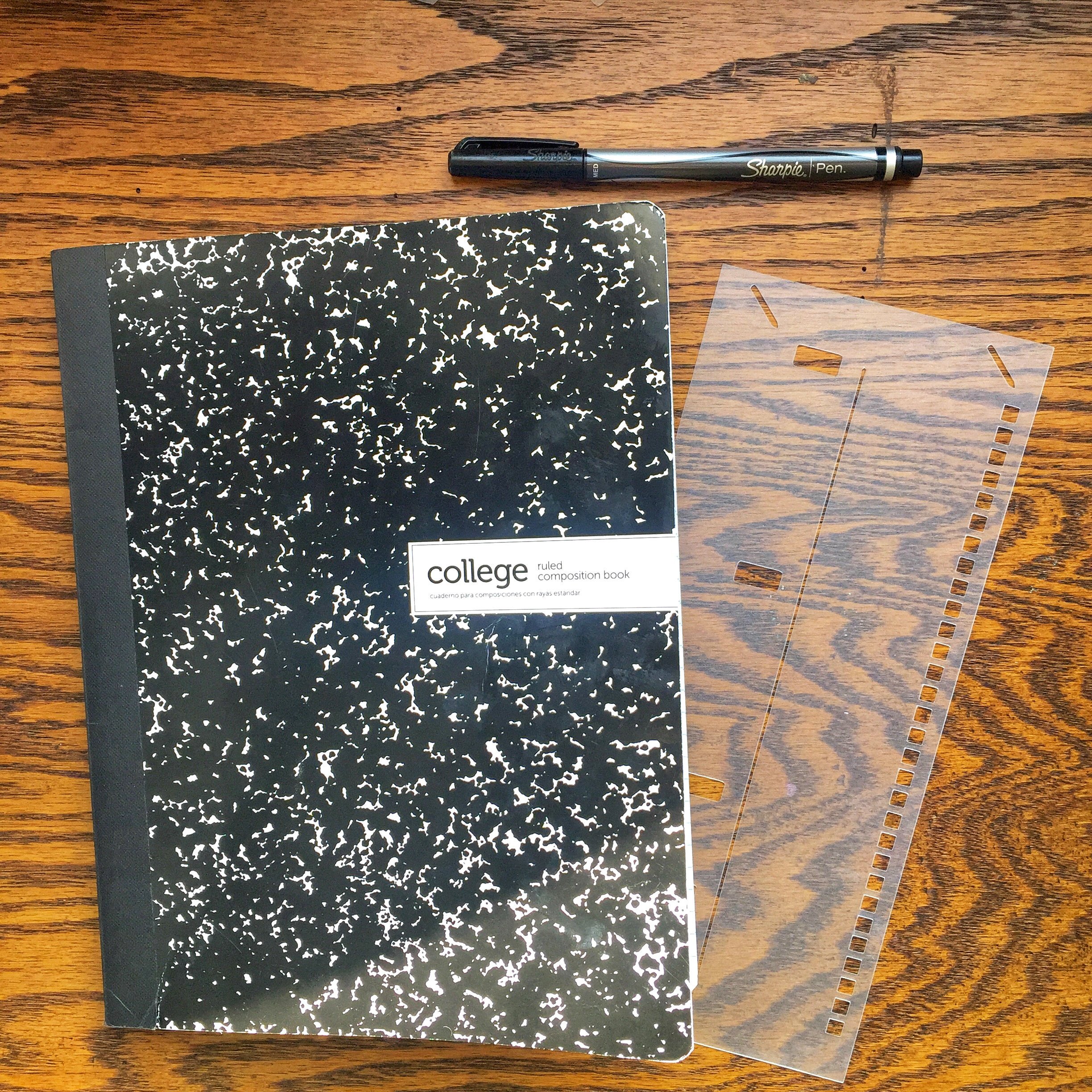 Brass planner stencil , Fit A5 Notebook,NotebooksStationary